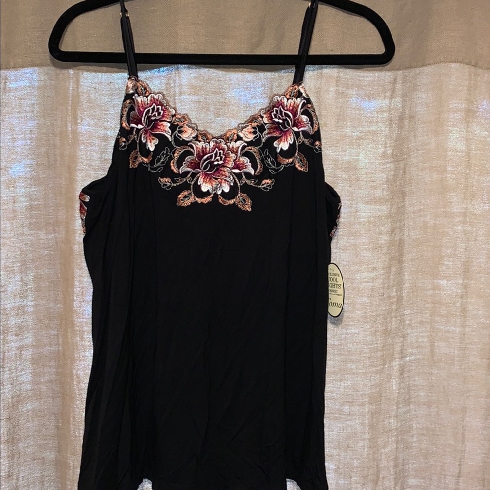 Cool nights fabric tank top cami